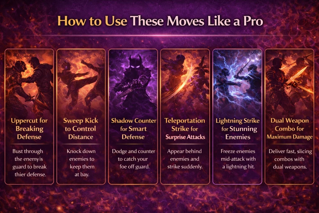 Shadow Fight 2 Top Moves: Master Every Battle 3 how to use moves