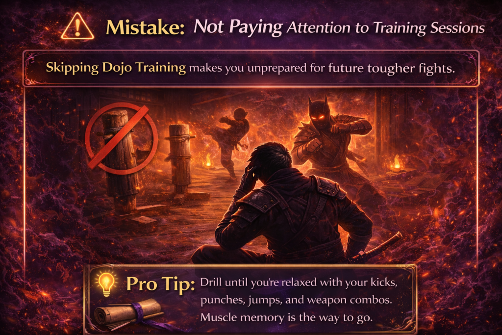 10 Common Mistakes in Shadow Fight 2 2 not paying attention