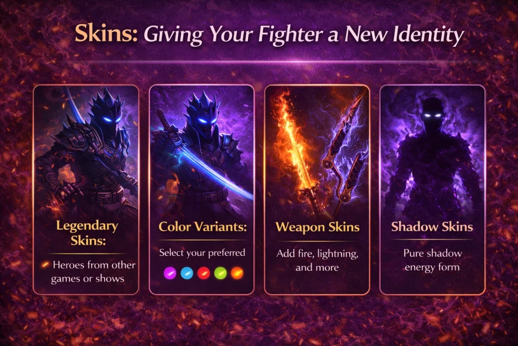 Unleash Your Style:Exploring Shadow Fight 2 Themes And Skins 3 shadow fight 2 skins types