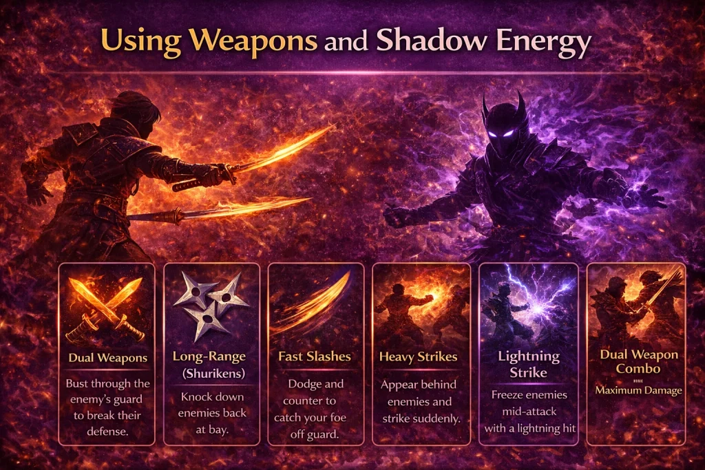Shadow Fight 2 Top Moves: Master Every Battle 2 using weapons and shadow energy
